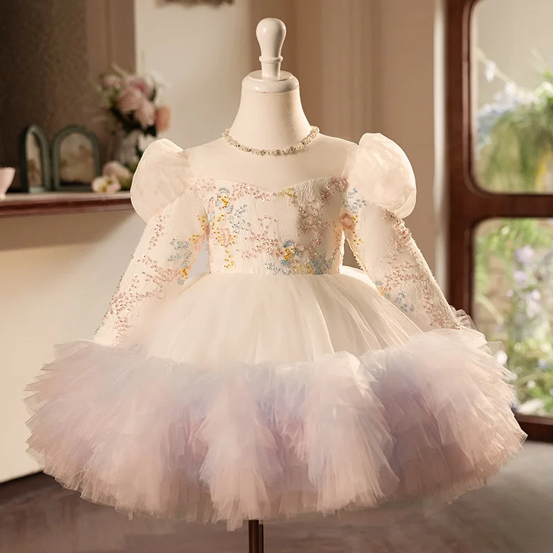 Baby Clothing Layers - Vestido infantil de manga comprida, outono,