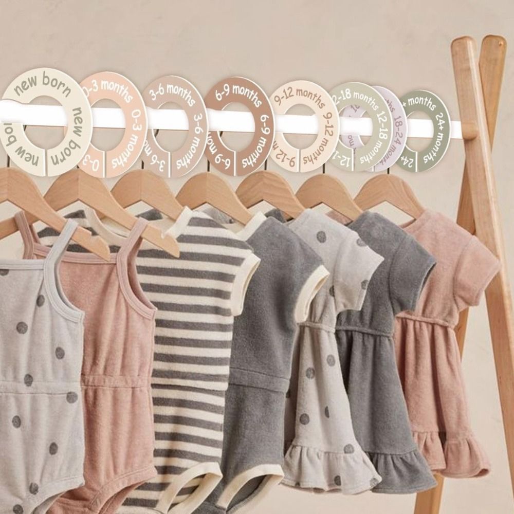 Baby Clothing Hanger Dividers - 68/9 Peças de Divisores de Tamanho