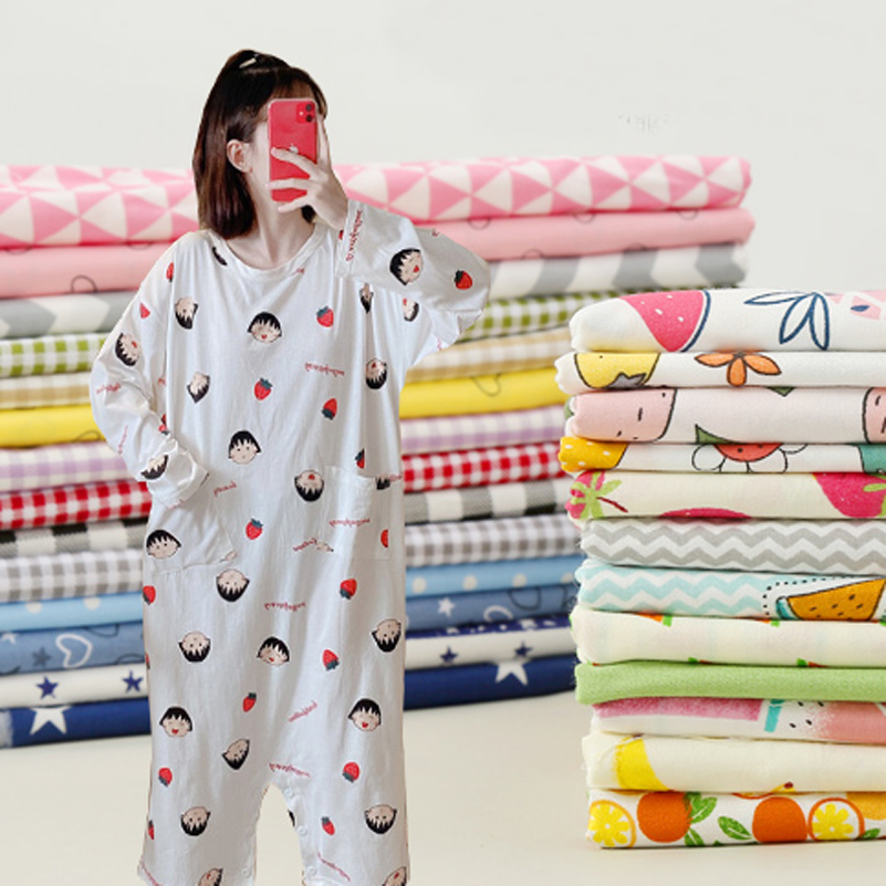 Baby Clothing For Bed - Sarja de algodão tecido impresso listrado