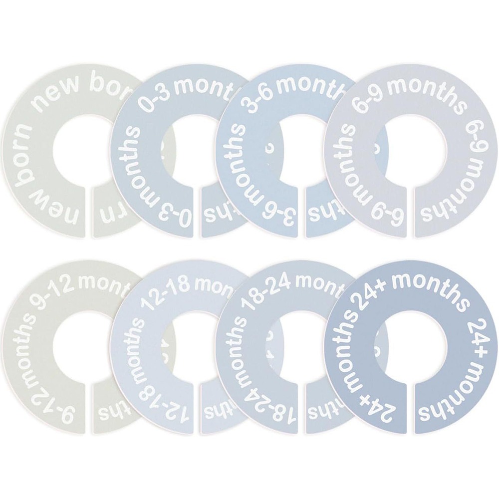 Baby Clothing Hanger Dividers - 68/9 Peças de Divisores de Tamanho