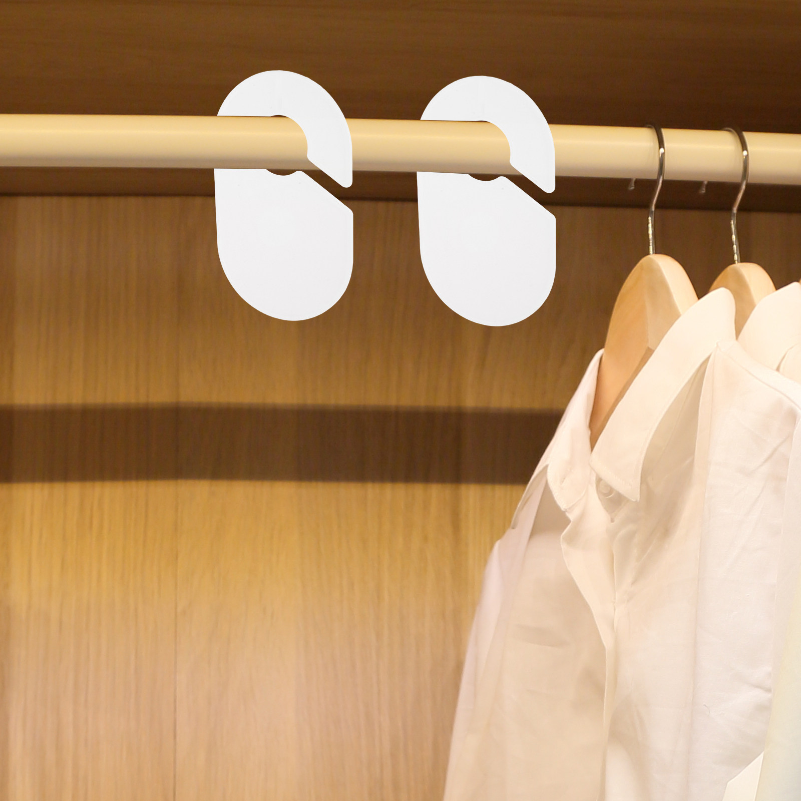 Baby Clothing Hanger Dividers - 10 Peças Divisores de Plástico para