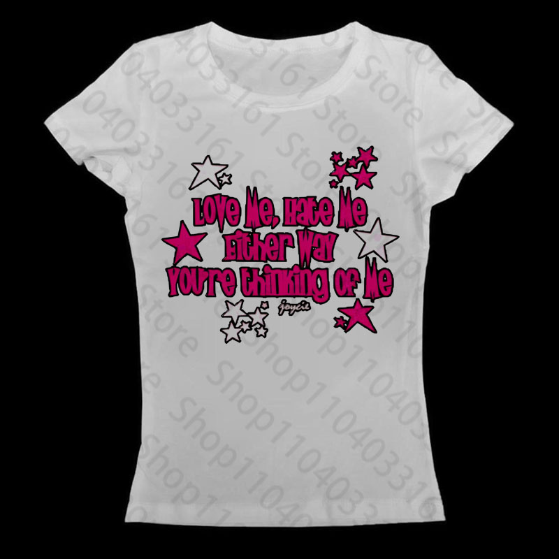 Baby Y2K Clothing - Roupas estéticas camiseta bebê y2k topos
