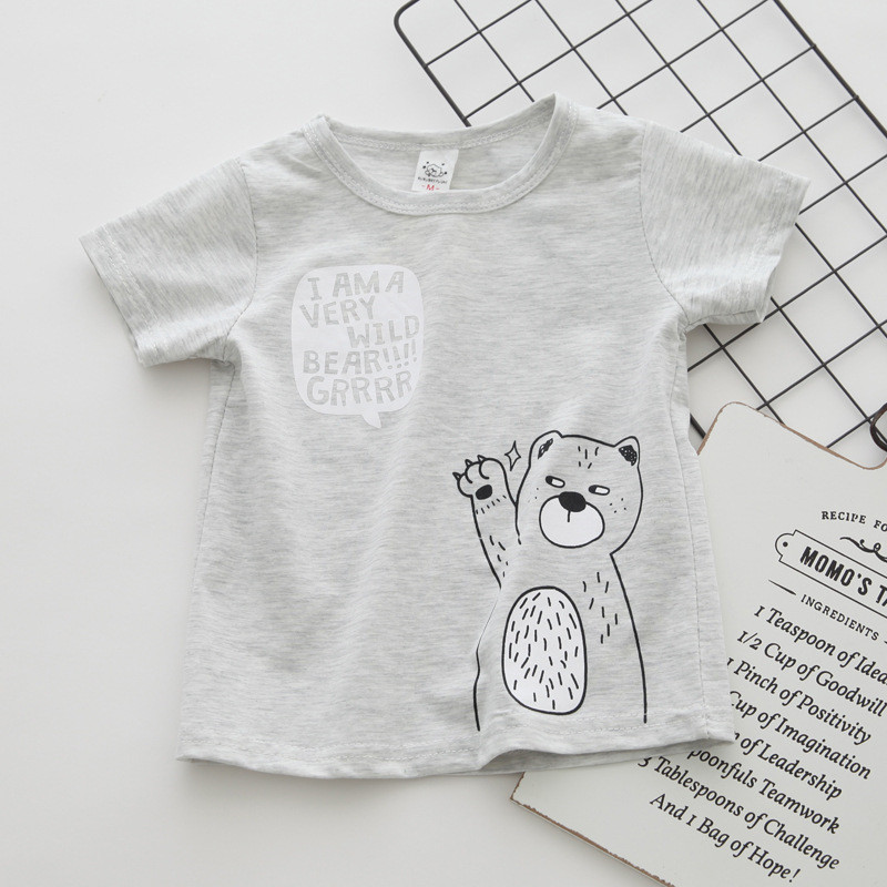 Camiseta de algodão para menin - Baby Clothing Clearance avaliação e preço