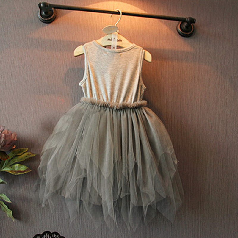 Girls' Summer Flower Tutu Dres - Baby Clothing Layers avaliação e preço
