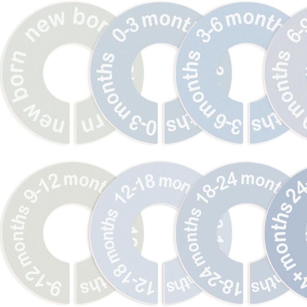 68/9 Peças de Divisores de Tam - Baby Clothing Hanger Dividers avaliação e preço