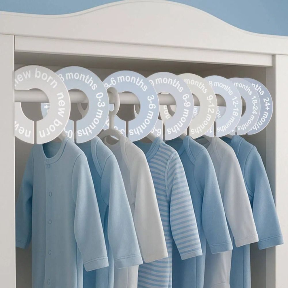 68/9 Peças Divisores de Tamanh - Baby Clothing Hanger Dividers avaliação e preço