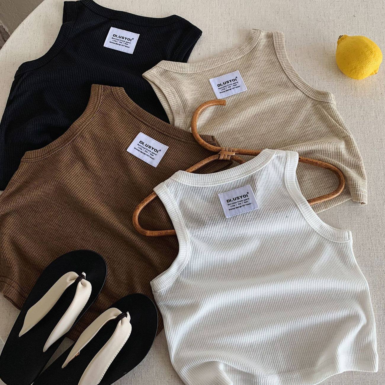 Novo Colete Sem Mangas de Verã - Baby Clothing Korea avaliação e preço