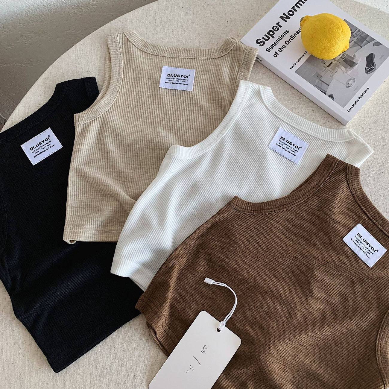 Novo Colete Sem Mangas de Verã - Baby Clothing Korea avaliação e preço