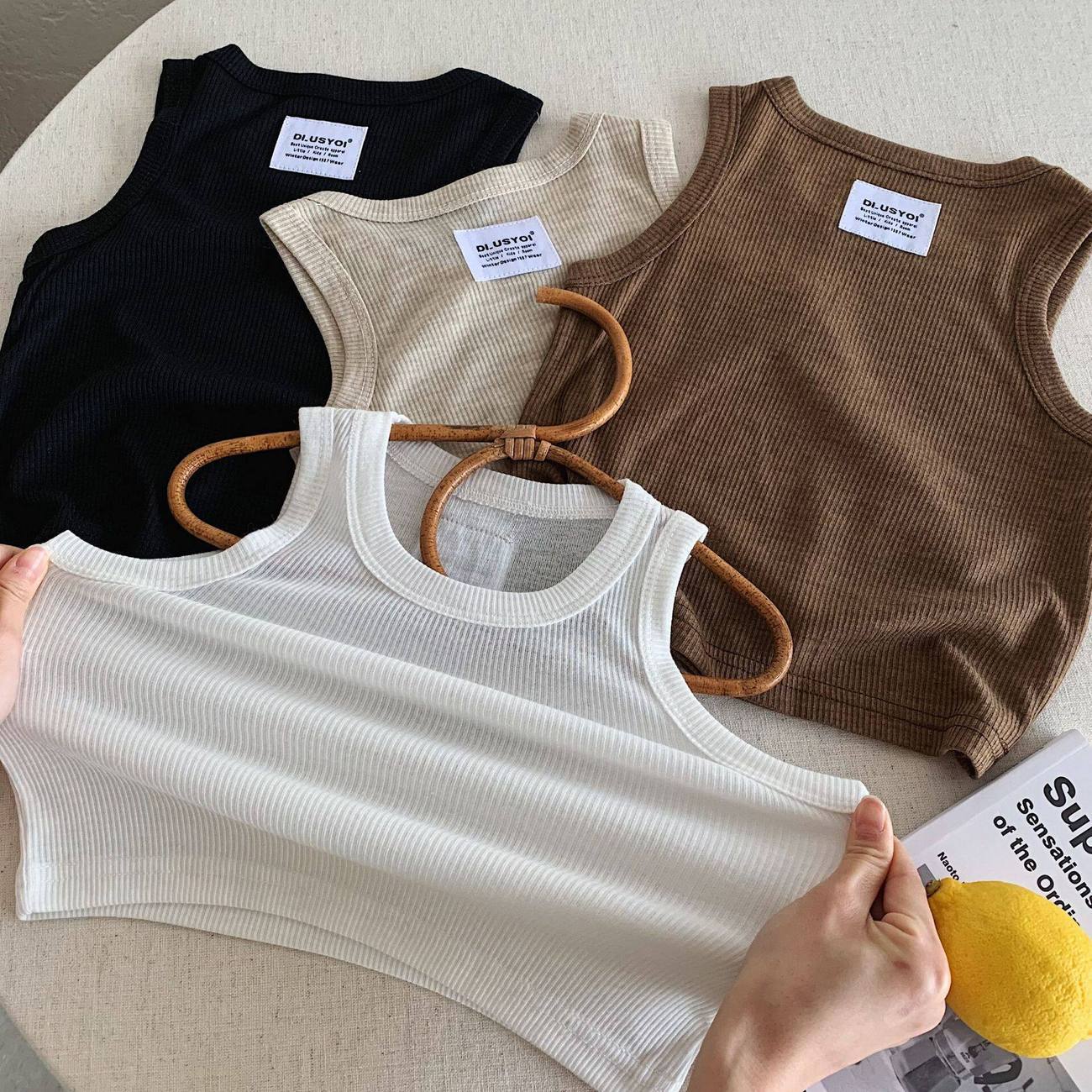Novo Colete Sem Mangas de Verã - Baby Clothing Korea avaliação e preço