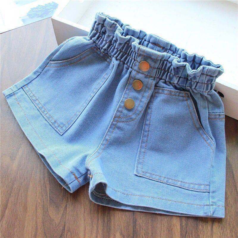 Shorts de Jeans para Meninas d - Baby Clothing Korea avaliação e preço