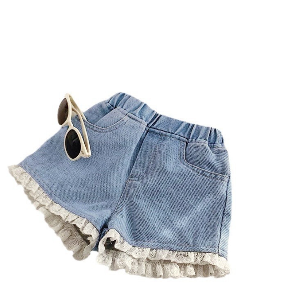 Shorts de Jeans para Meninas d - Baby Clothing Korea avaliação e preço