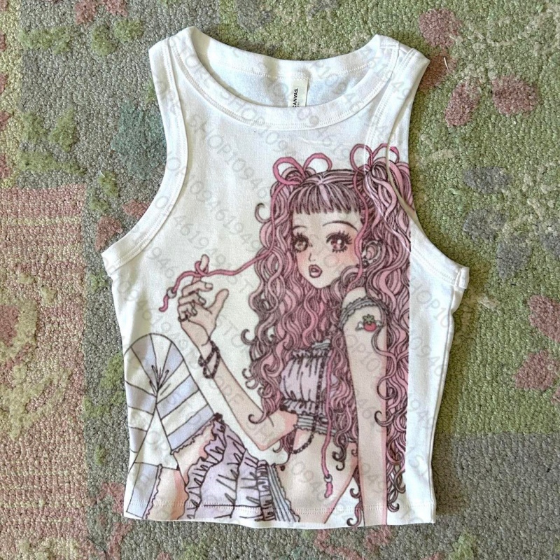 Top mujer tanques & camis topo - Baby Y2K Clothing avaliação e preço