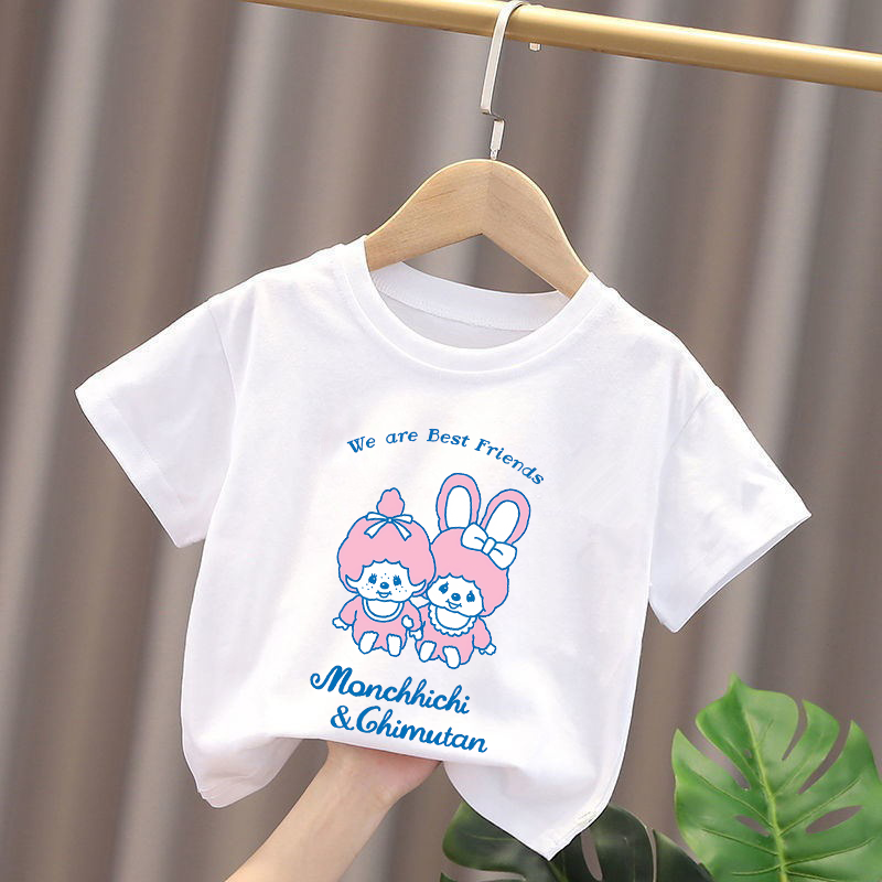 Camisetas infantis monchhichi, - Baby Clothing In Summer avaliação e preço