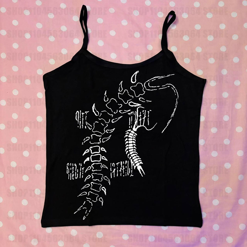 Camiseta Feminina Y2K Gótica,  - Baby Y2K Clothing avaliação e preço