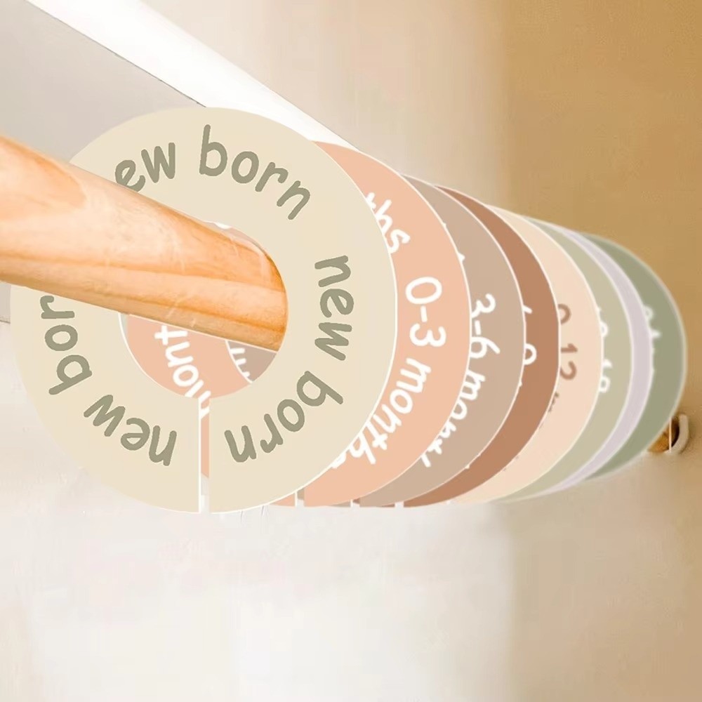 68/9 Peças de Divisores de Tam - Baby Clothing Hanger Dividers avaliação e preço
