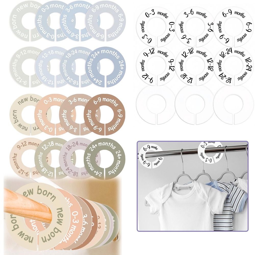 68/9 Peças de Divisores de Tam - Baby Clothing Hanger Dividers avaliação e preço