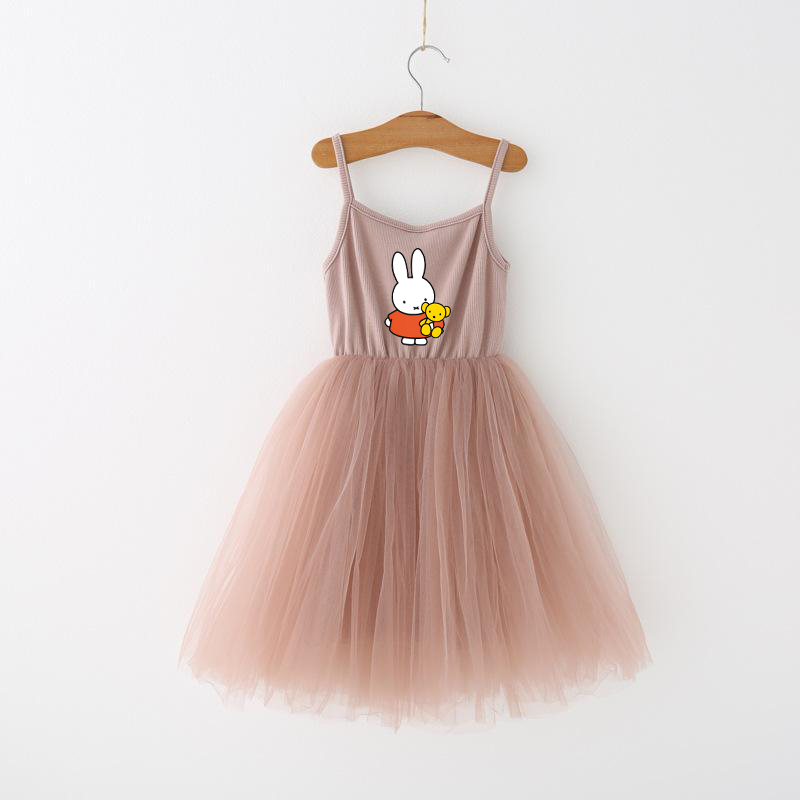 Vestido Infantil Miffy com Alç - Baby Clothing In Summer avaliação e preço