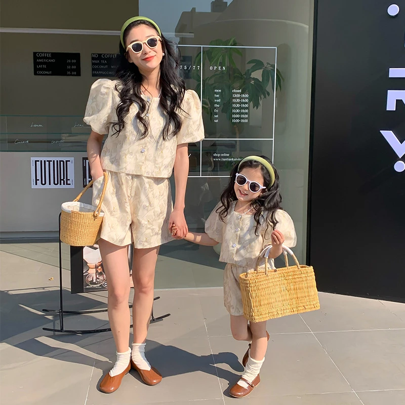Terno de correspondência mãe e - Baby Clothing In Summer avaliação e preço