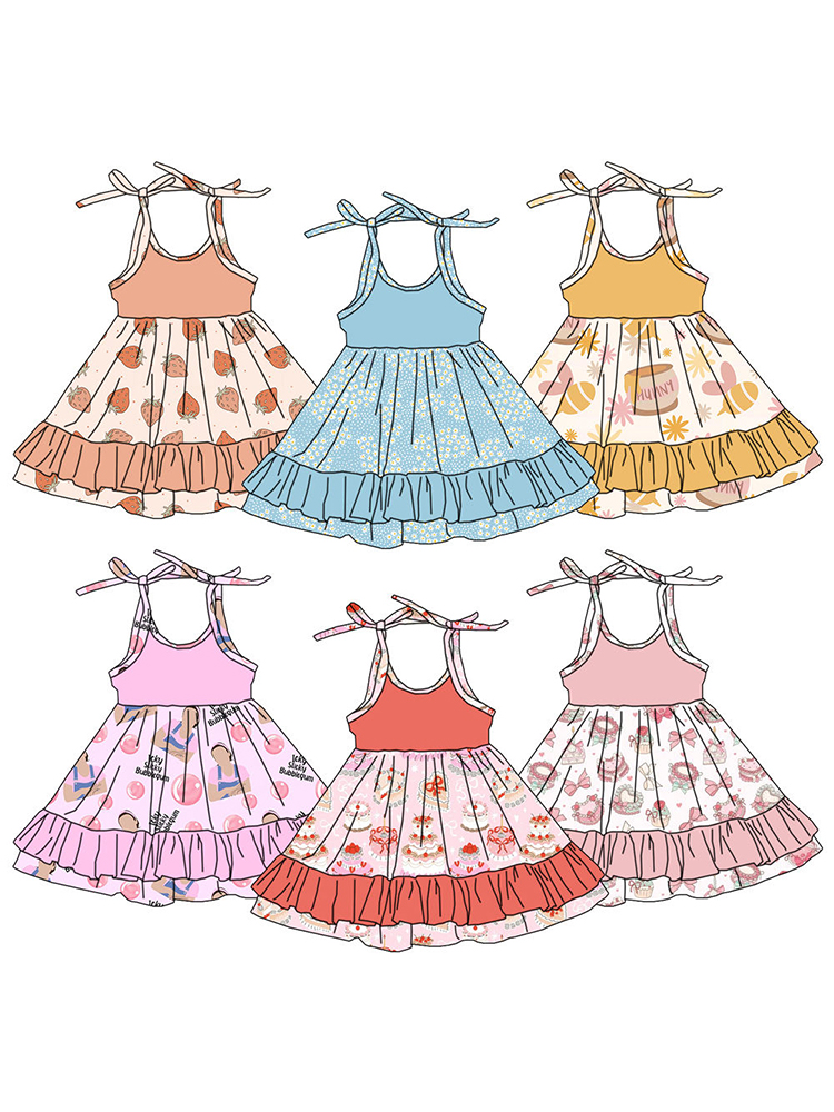 Vestido de verão com estampa d - Baby Clothing Layers avaliação e preço