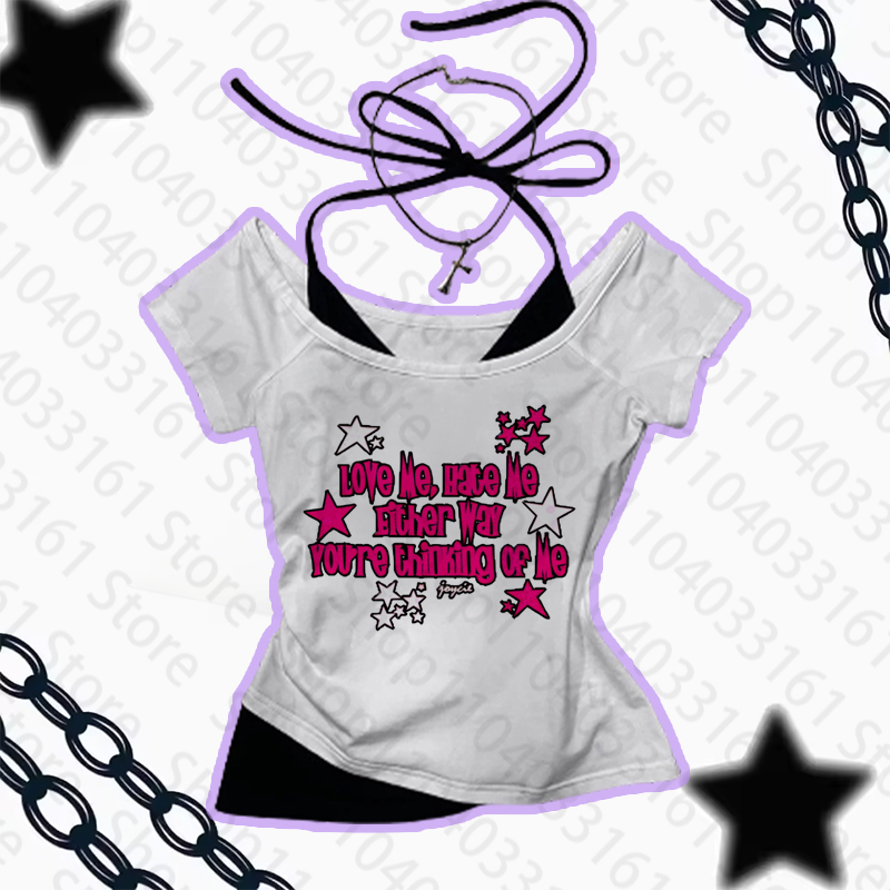 Roupas estéticas camiseta bebê - Baby Y2K Clothing avaliação e preço