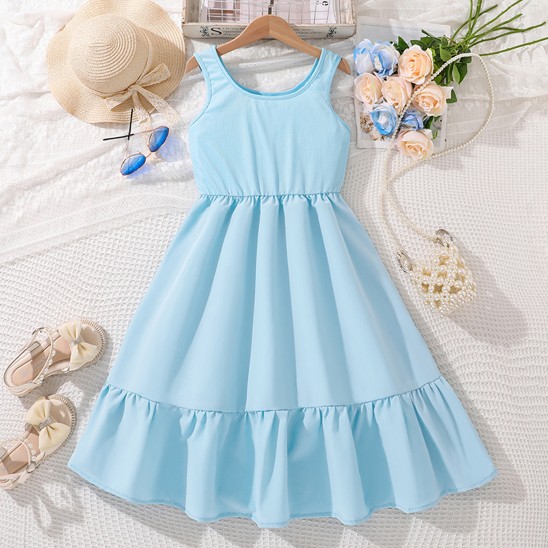 Vestido A-line Sem Mangas em A - Baby Clothing Korea avaliação e preço